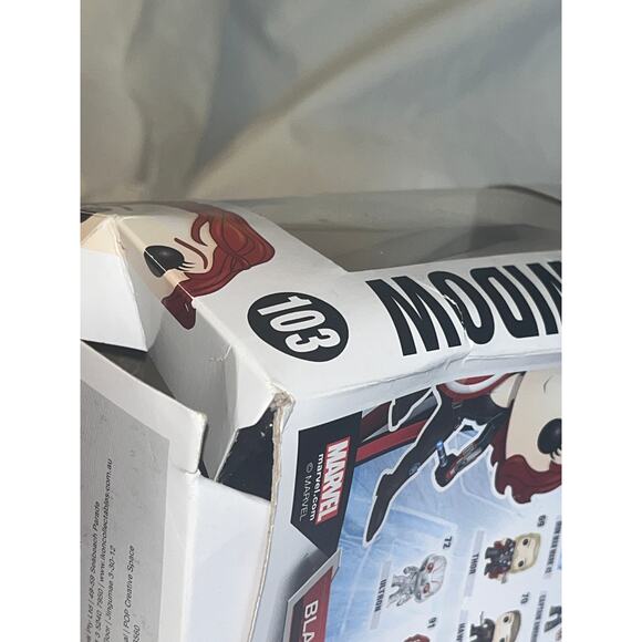 FUNKO POP! Marvel: Avengers - Black Widow #103 GameStop Exclusive Bobble-Head - Picture 8 of 10